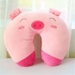 Pink Piggy U Shape Feeding & Nursing Baby Neck Pillow